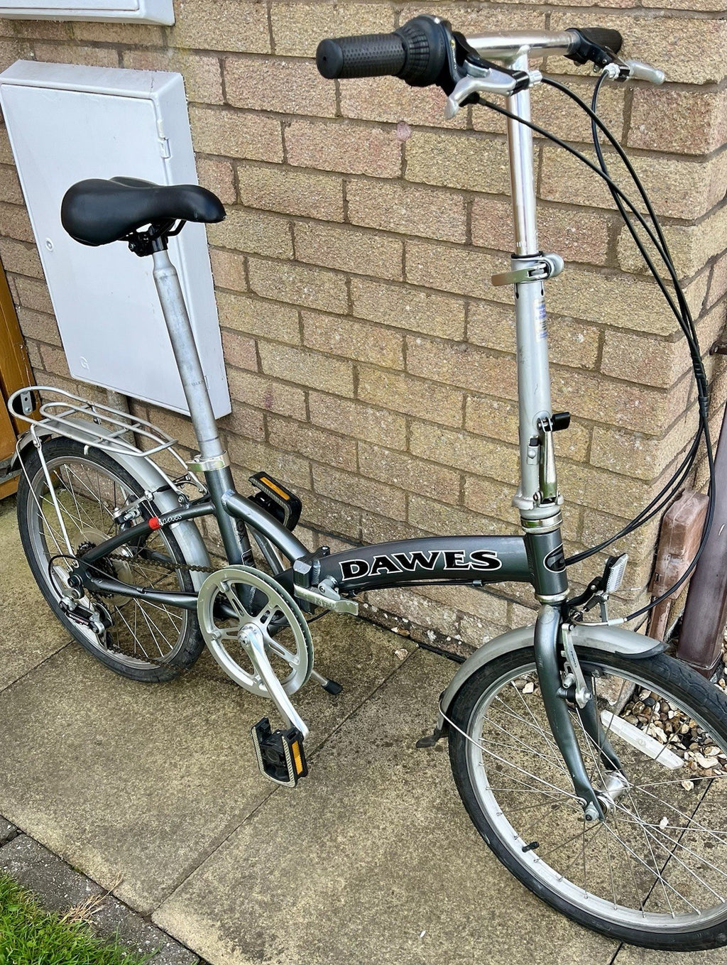 Dawes Jack Folding Bike In Metallic Grey