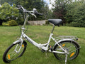Tiger Foldaway White Unisex Folding Bike. Great Condition.
