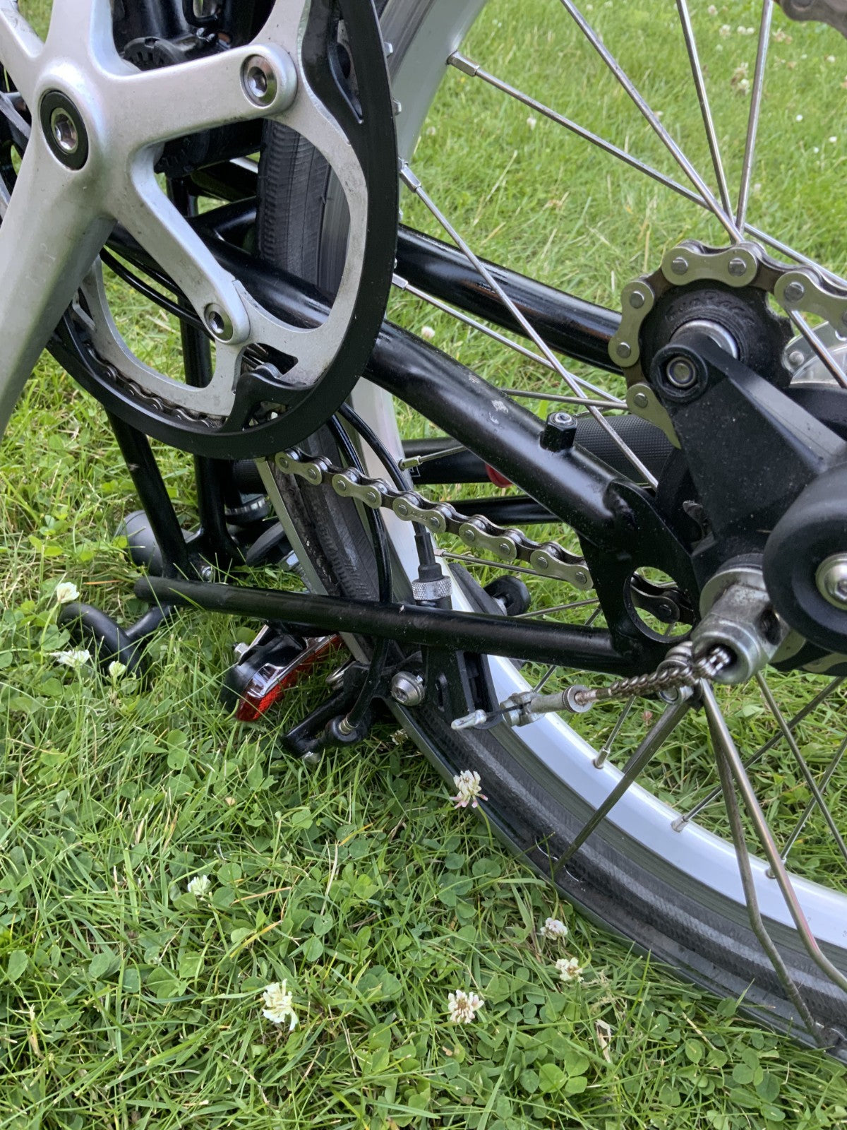Brompton 2019 M3L folding bike - with lights
