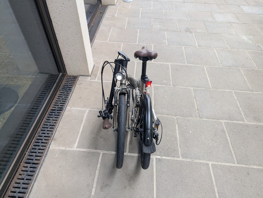 BTWIN Tilt 900 Folding Bike 9-Speed Shimano Sora, Lightweight Aluminium Frame