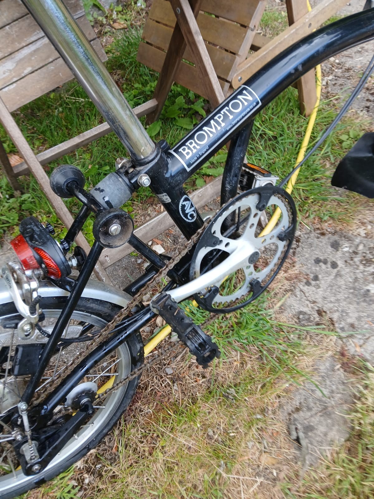 Brompton Folding Bike 3-Speed, Black