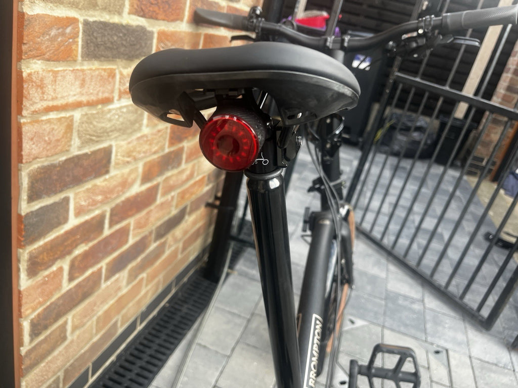 Brompton G Line Medium Space Black –  25 Miles – Rack/Mudguards + Extras