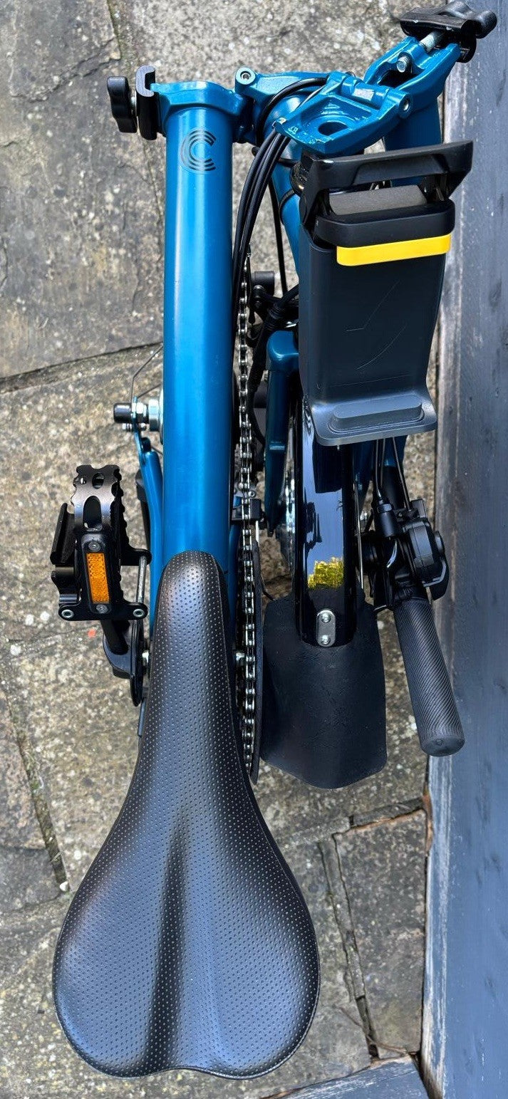 2023 Brompton C Line 6 Speed Urban in Ocean Blue + Optional Swytch Kit Fitted