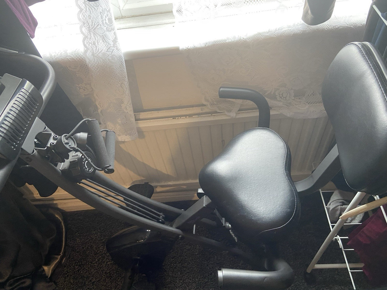 Slim Cycle foldable exercise bike worth over £200. Compact and sturdy
