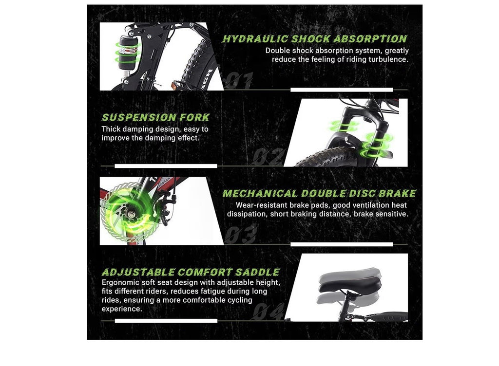 Folding Mountain Bike Full Suspension