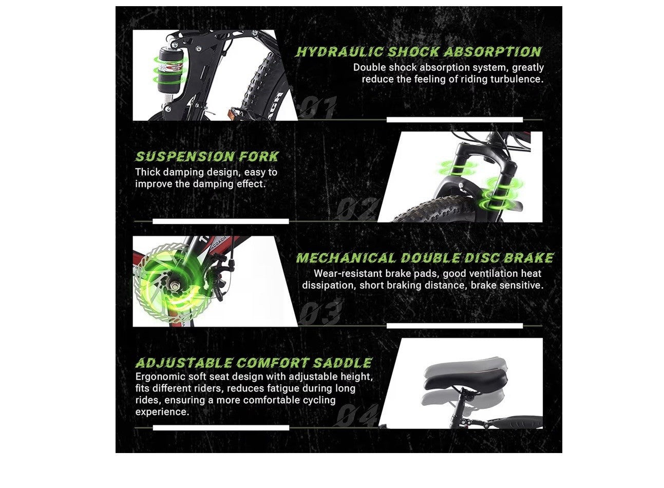 Folding Mountain Bike Full Suspension