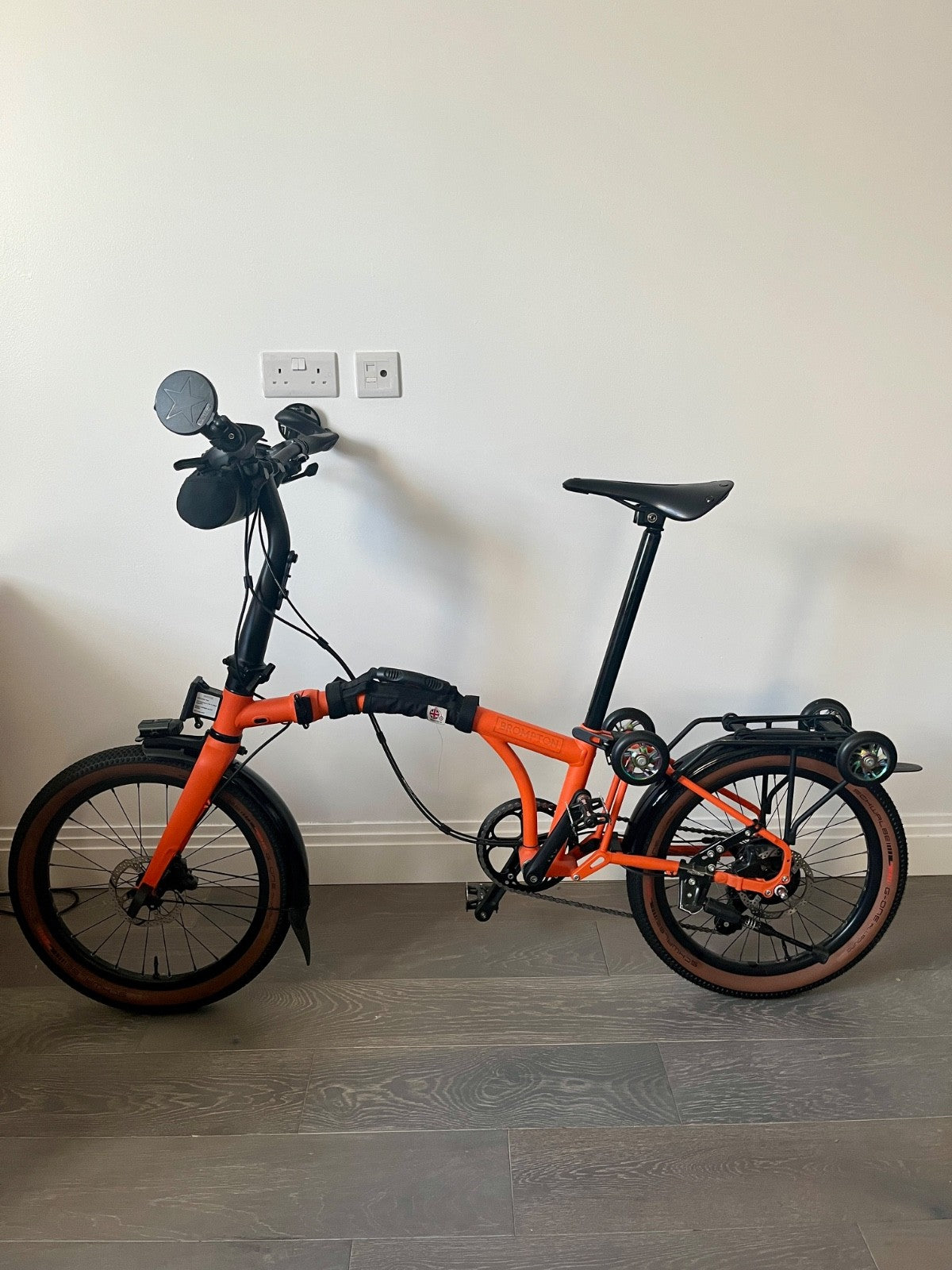 Brompton G Line with Roller Frame Adventure Medium Orange 2025  + £1000 upgrades