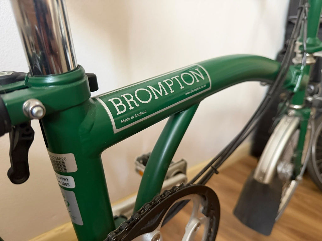 Brompton C Line P6R (6 Speed) folding bicycle - GREEN (EXCELLENT CONDITION)
