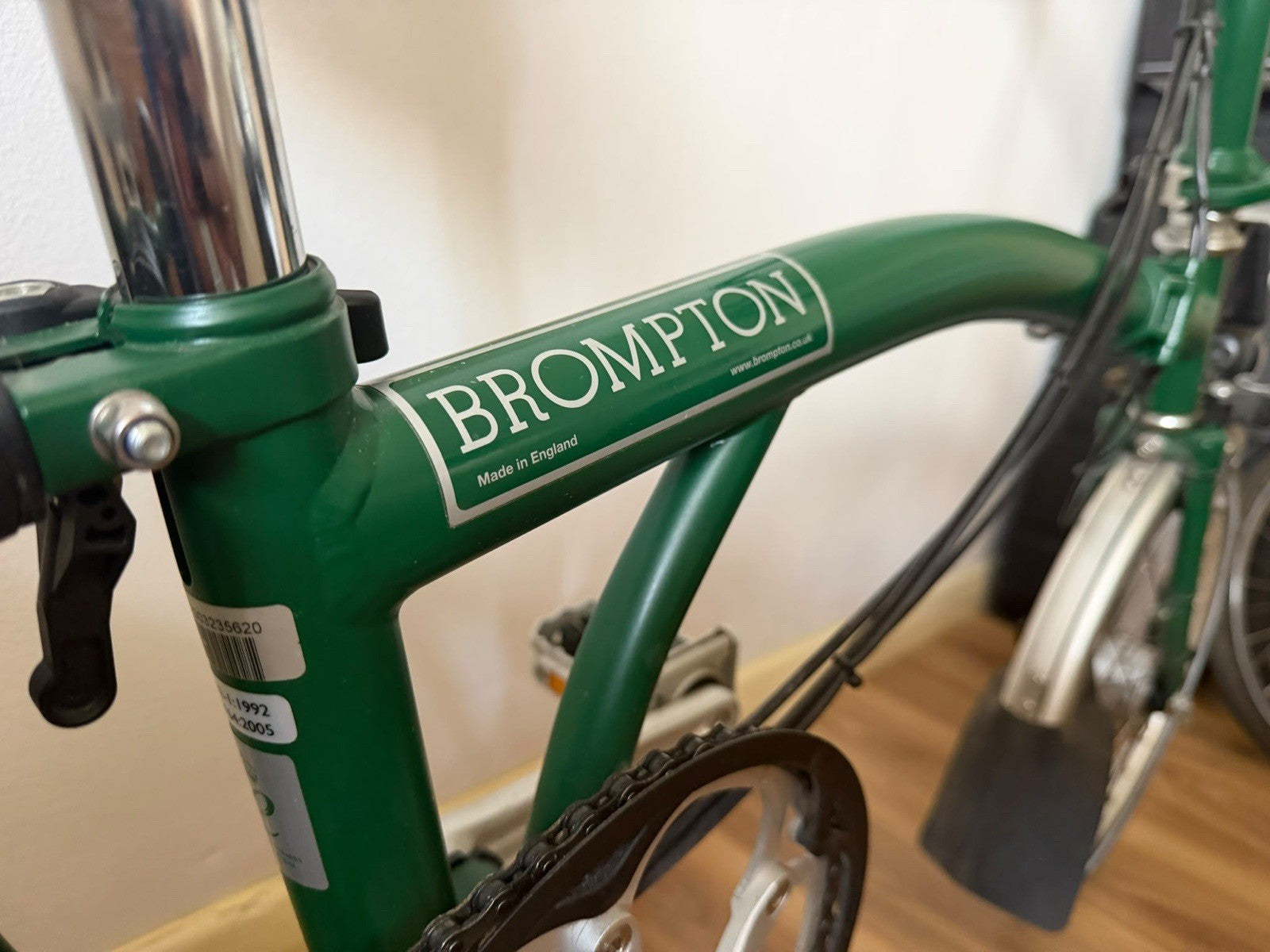 Brompton C Line P6R (6 Speed) folding bicycle - GREEN (EXCELLENT CONDITION)