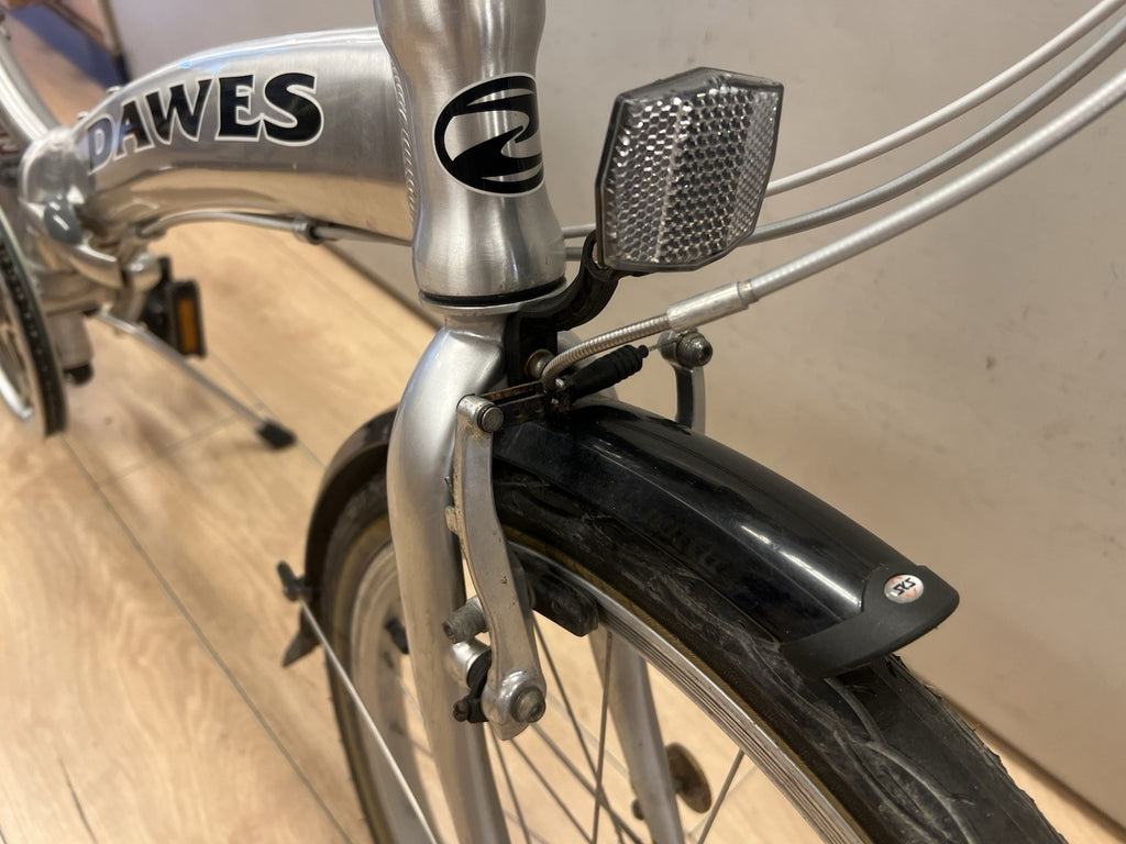 Used Dawes Kingpin Folding Lightweight Seatpost Pump Silver Traditional Bike