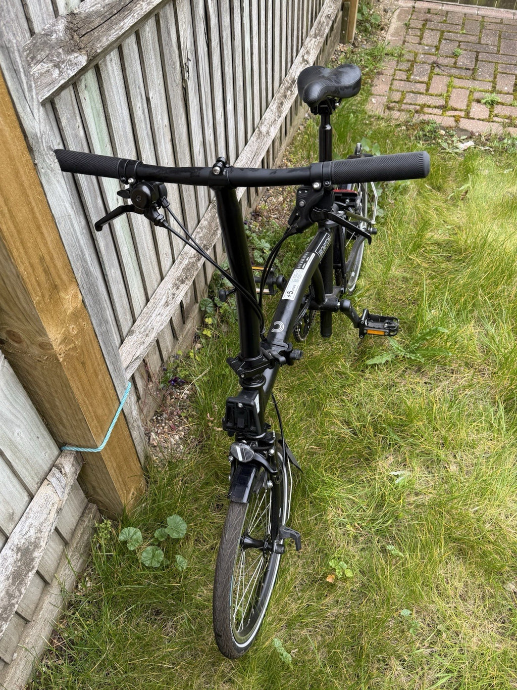 Brompton Folding Bike C Line Explore 6- Speed Low Bar Black Excellent Condition