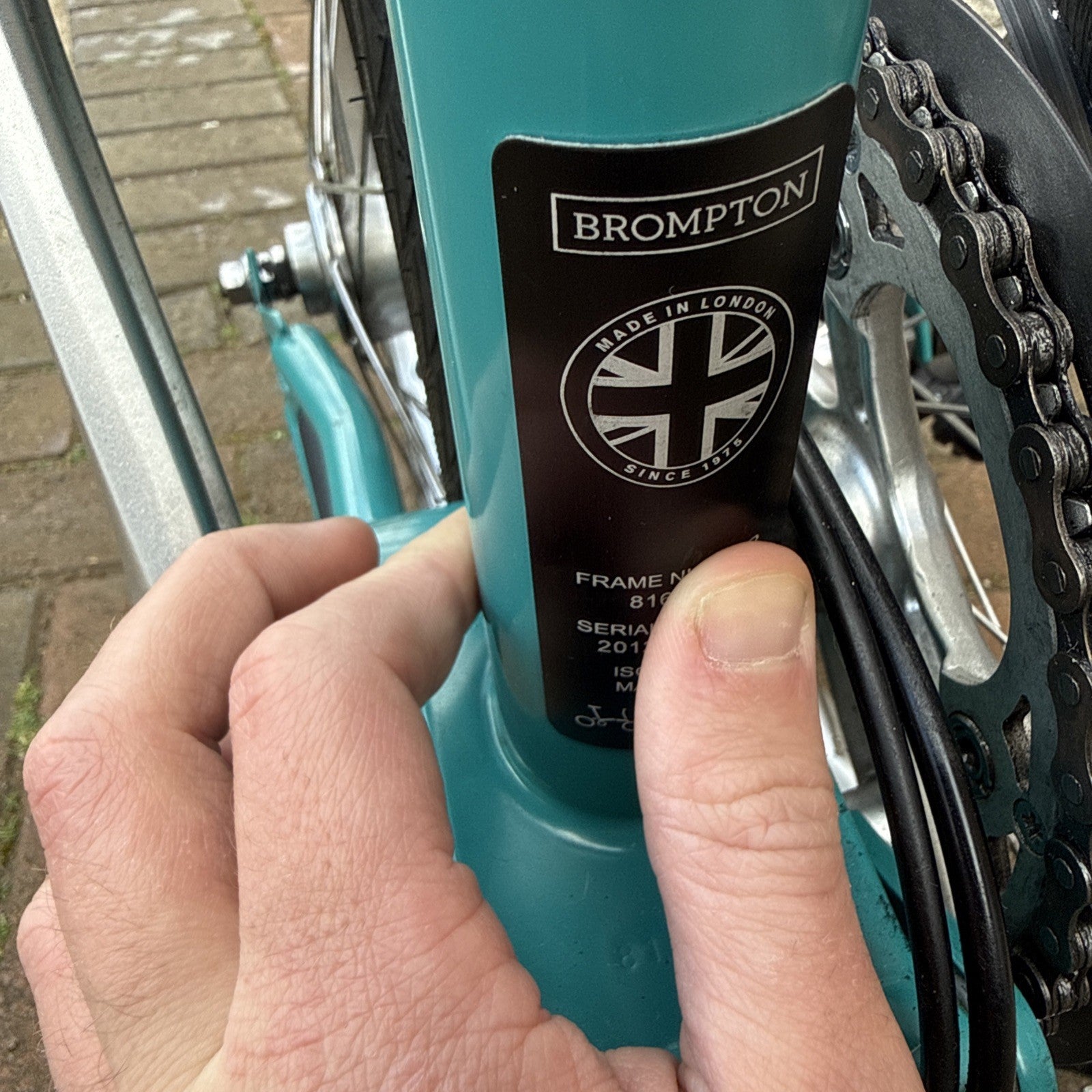 Brompton B75 16" Folding Bike - Blue - Discontinued - VGC - Classic Shape
