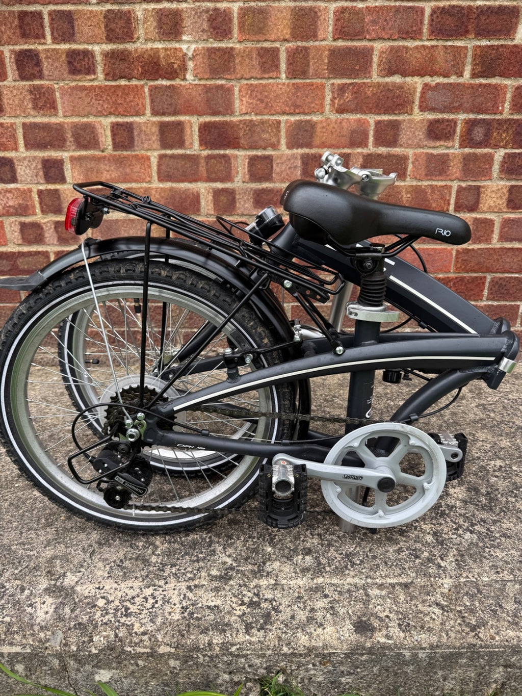 Orus Folding Bikes 20" Wheels Ex Cond. Aluminium Frame Shimano Gears. Extras Inc