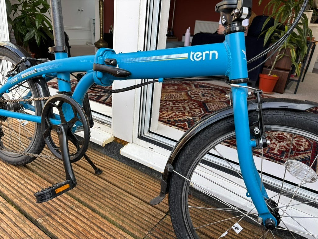 Tern Link B7 Folding Bicycle 20" - Blue - Good Condition