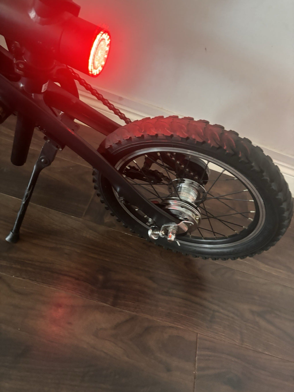 Xiaomi Black Folding Bike Flat Bar with Kickstand & Rear Light
