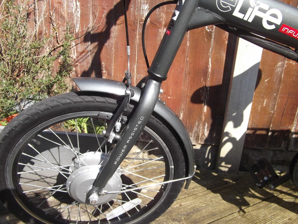 folding bike for adults, Grey, eLife Infusion, hardly used