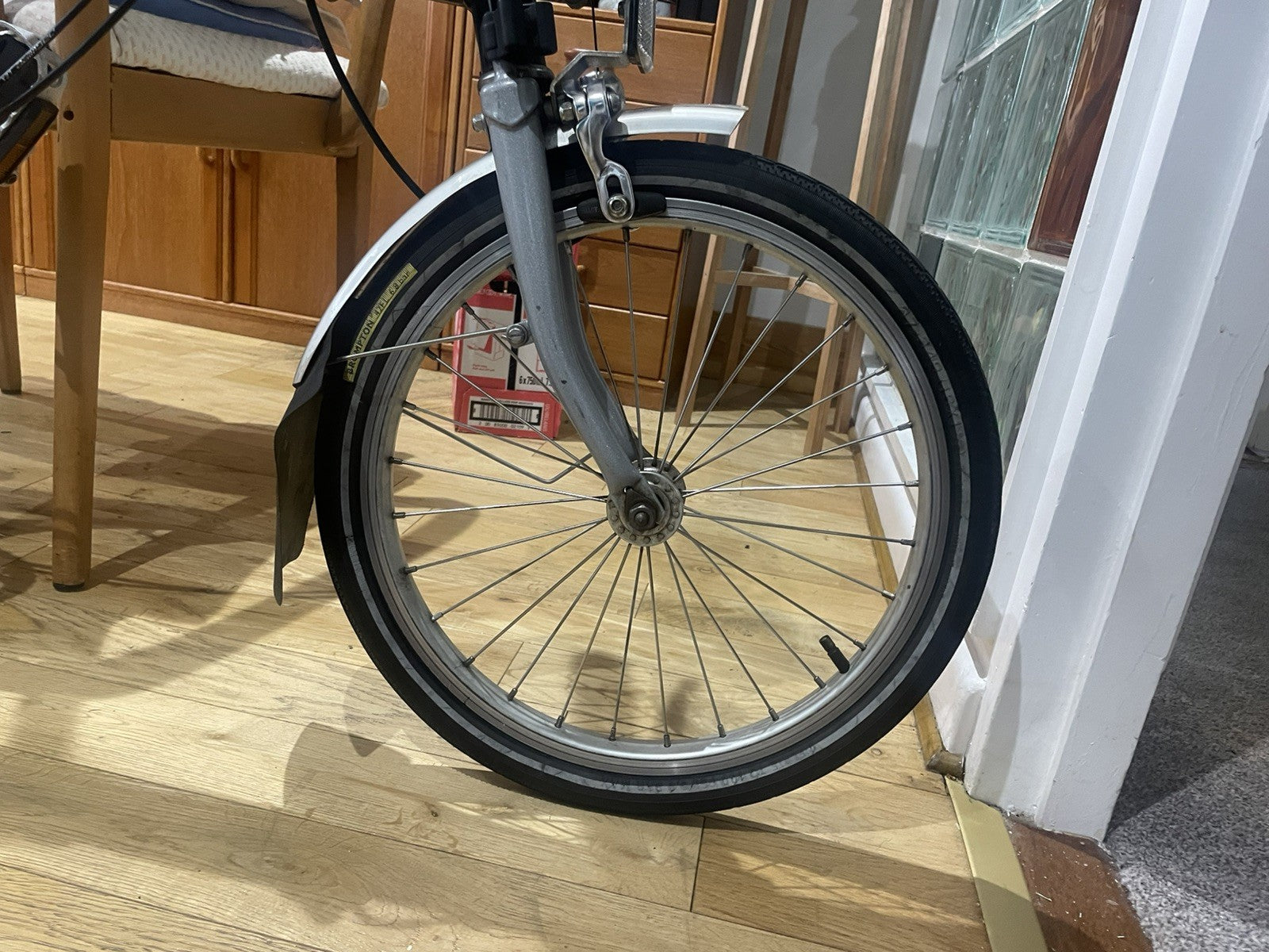 Brompton Black Folding Bike 3-Speed Serviced with Rear Rack Great Condition Used
