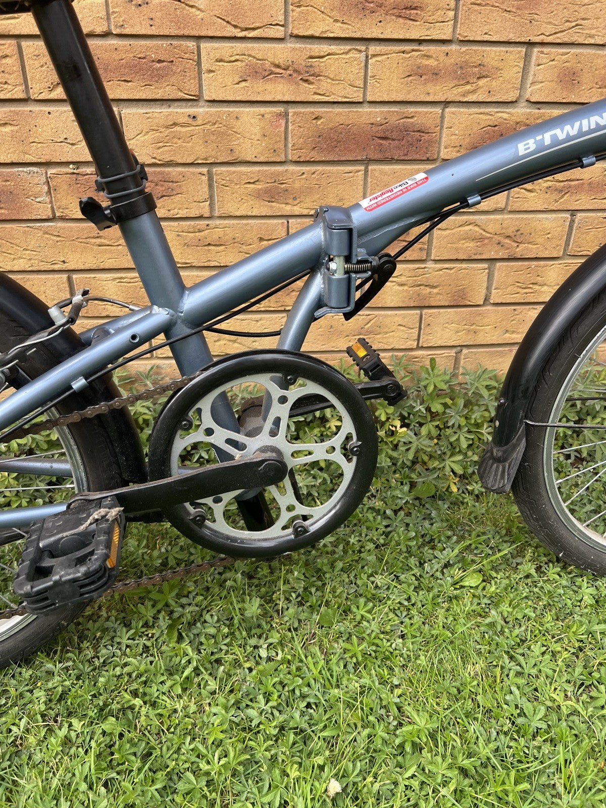 BTWIN Folding Bike 120 Blue/Grey RRP £280 Happy to Ship