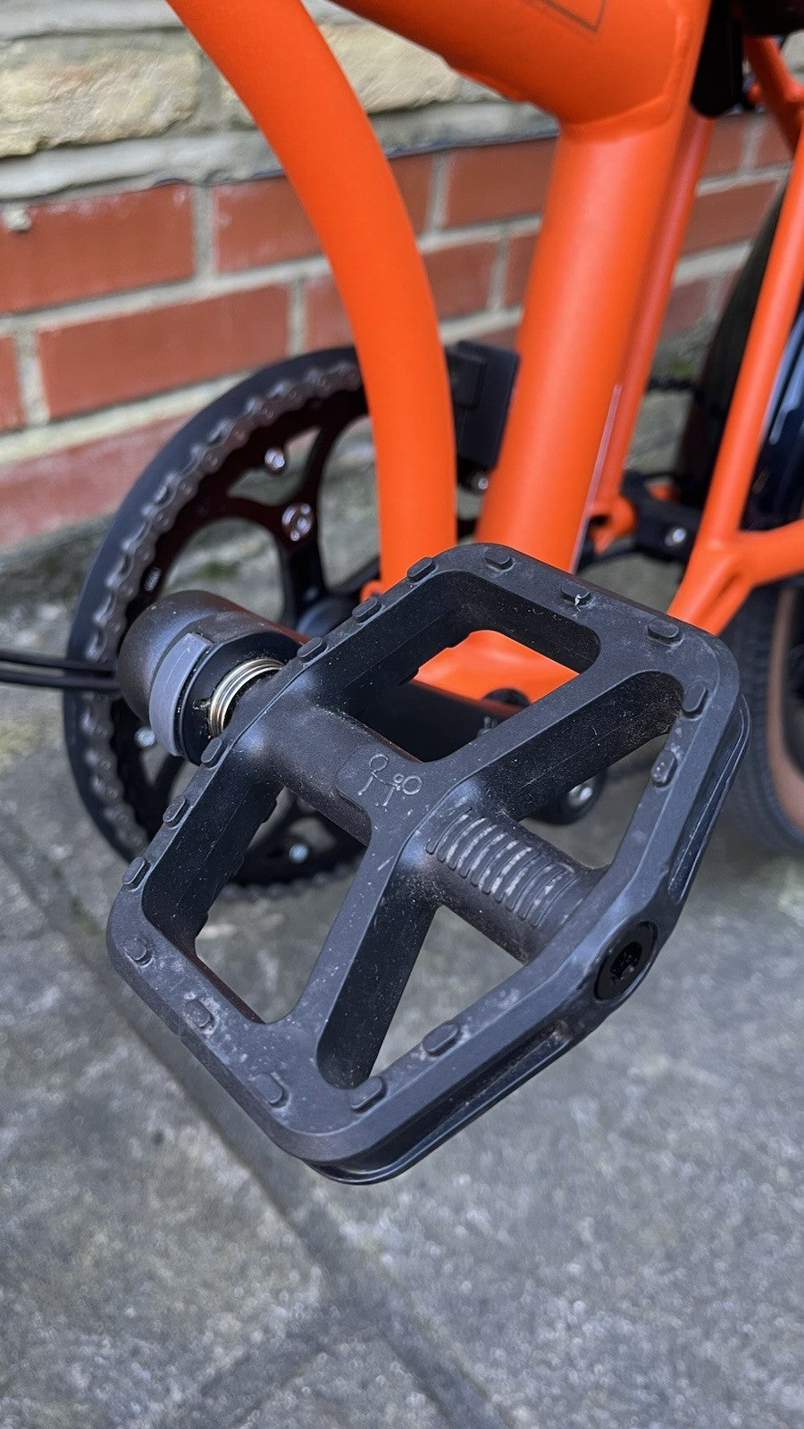 Brompton G Line 8-Speed Orange Folding Bike Brand New Never Used Large Handlebar