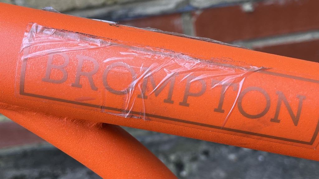 Brompton G Line 8-Speed Orange Folding Bike Brand New Never Used Large Handlebar