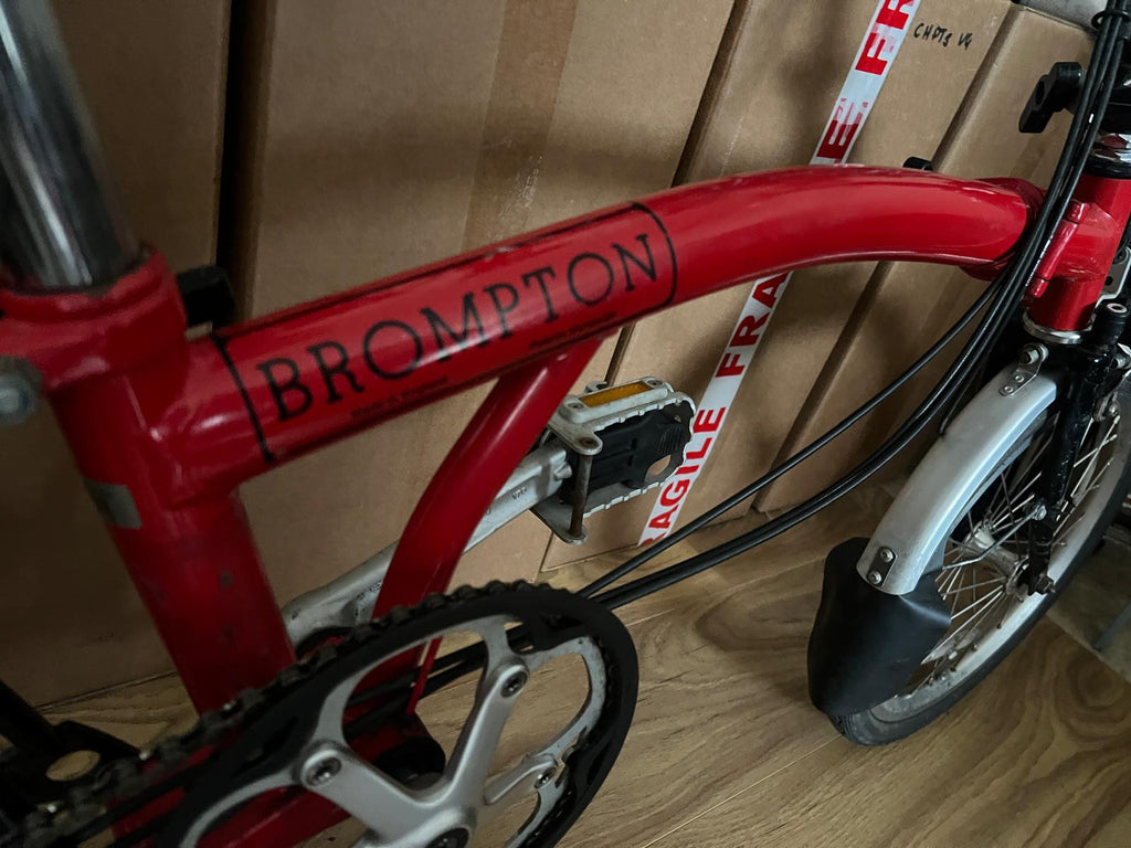 Brompton C Line M6R (6 Speed)  folding bicycle - Red