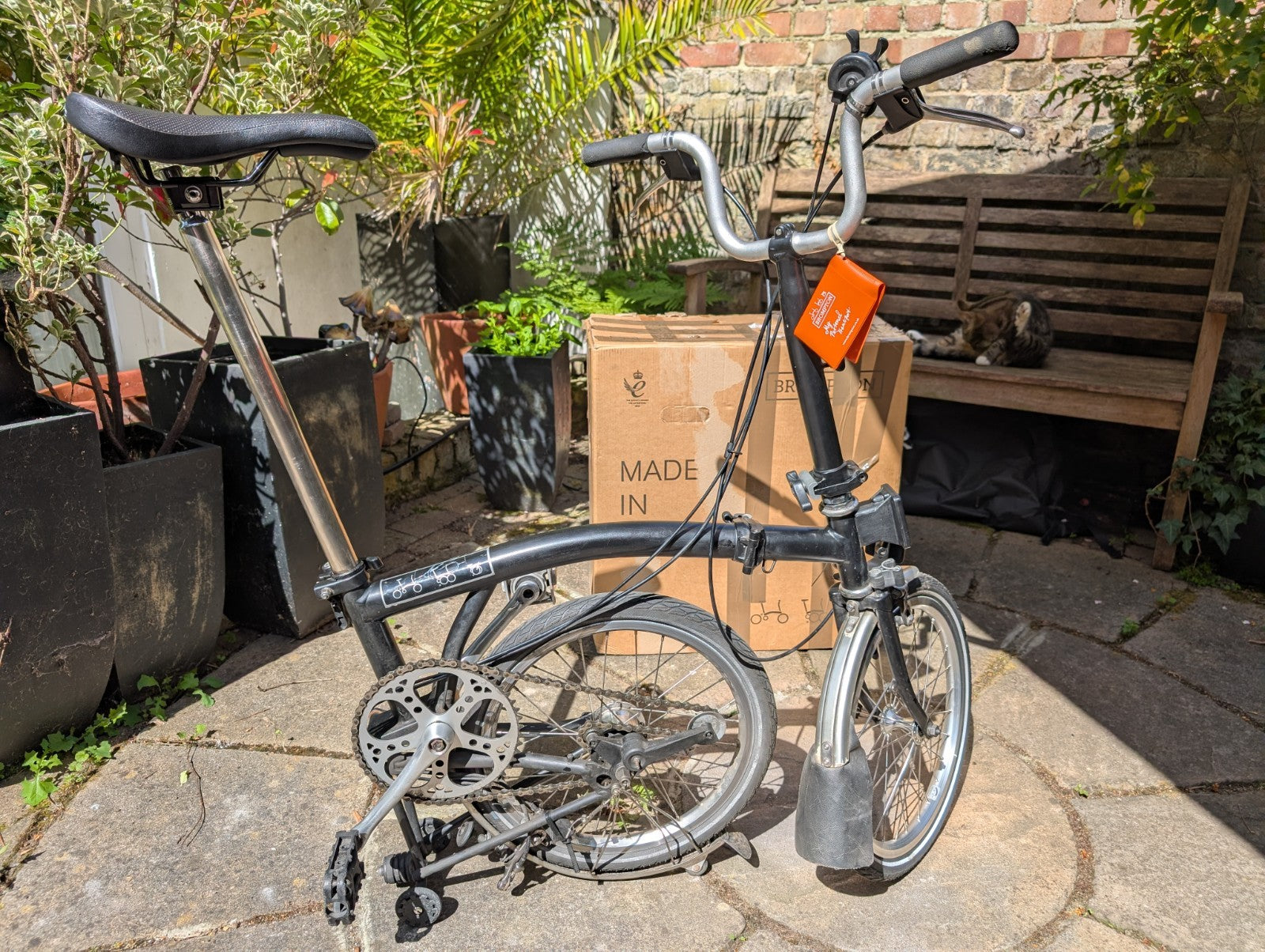 Brompton M3L Black C Line 3 speed .