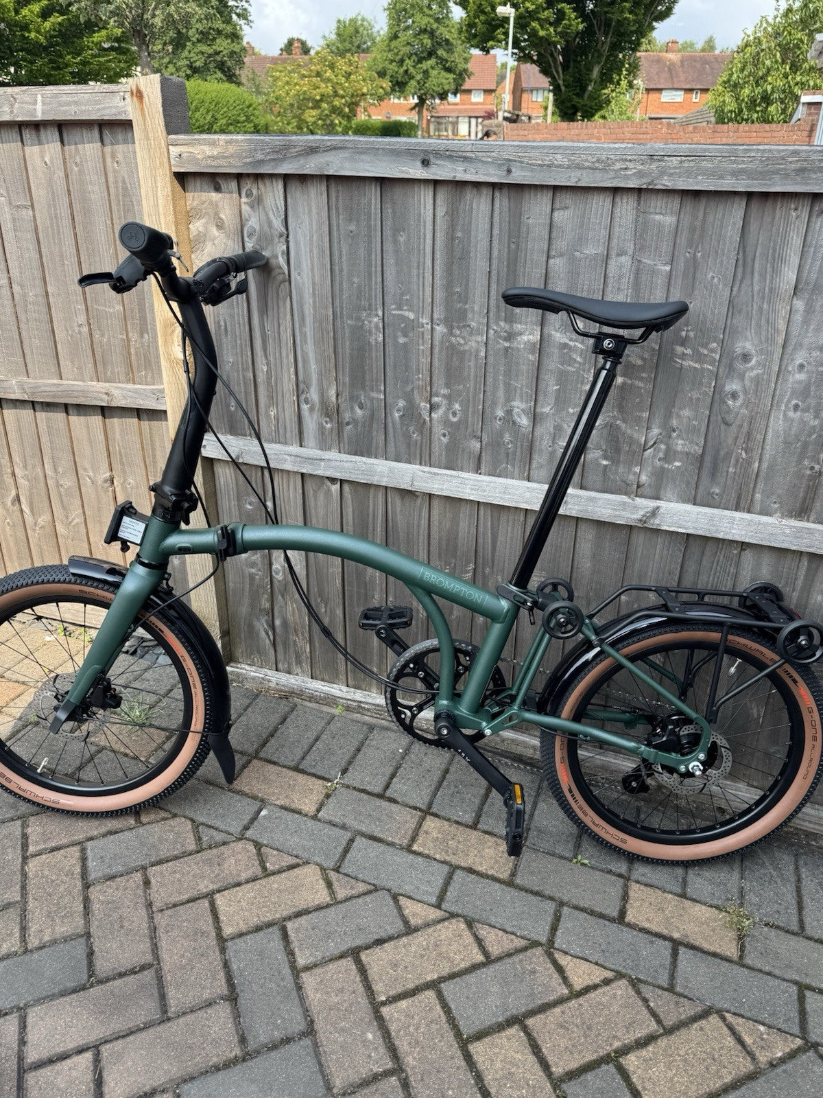 Brompton G Line 8-Speed Folding Bike Size Medium Forest Green