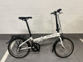 Carrera Transit Lightweight Folding Bike 6061 T6 Aluminium White Colour