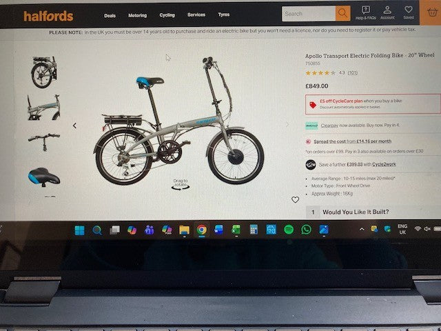 Apollo Folding bike