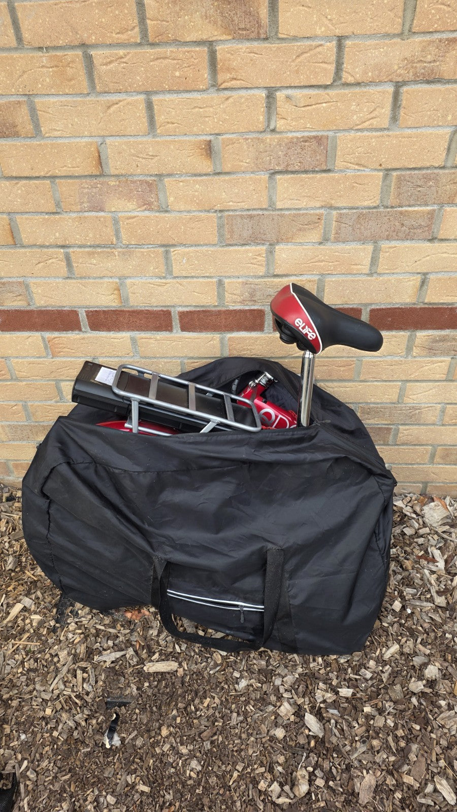 QDOS Red Folding Bike