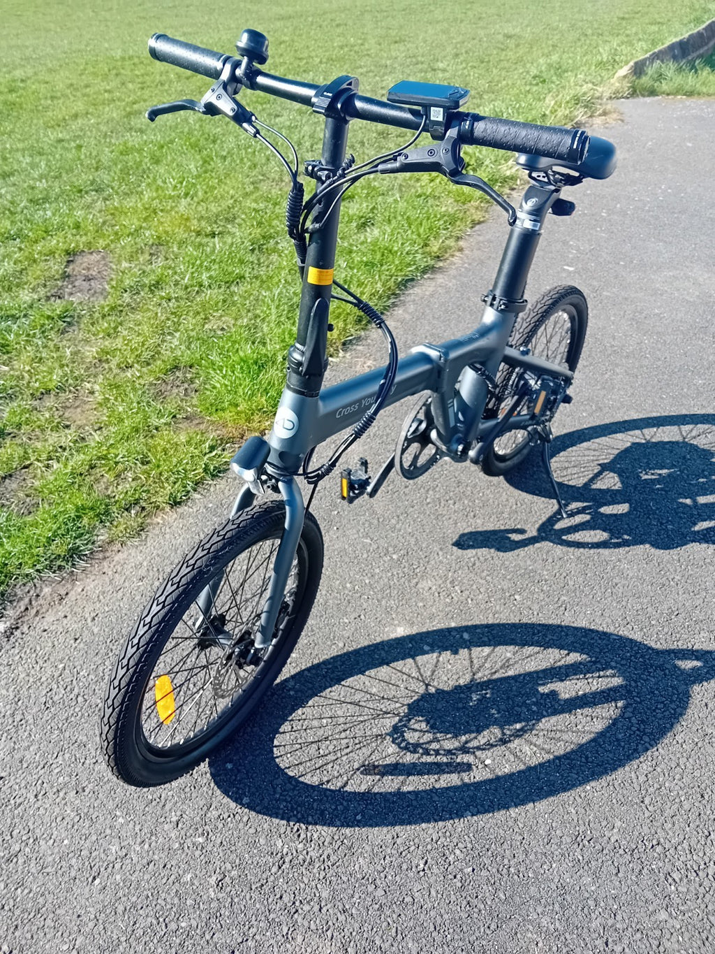 ADO Air 20S Folding Hybrid Bike 20" Carbon Belt Drive Chargeable