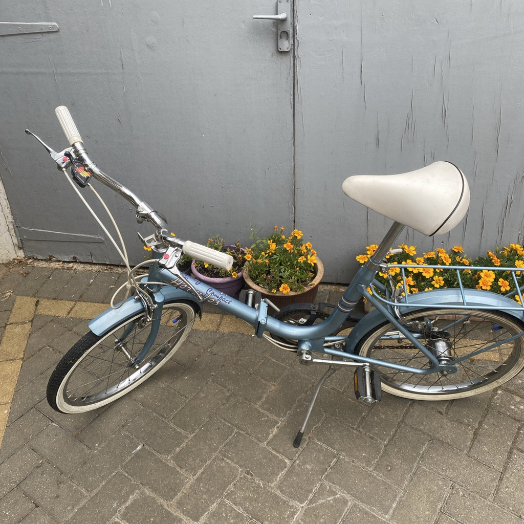Vintage Hercules Compact folding bike Stowaway Shopper fold Raleigh Retro 1983