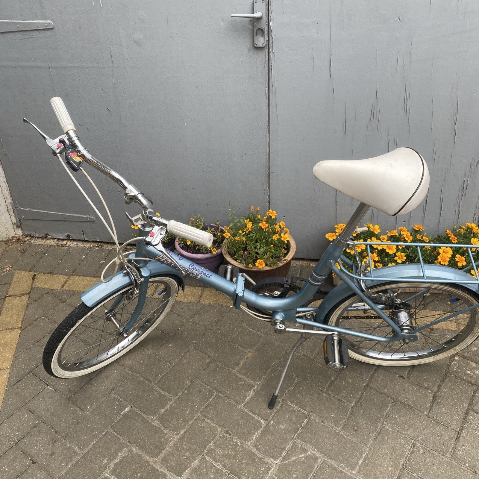 Vintage Hercules Compact folding bike Stowaway Shopper fold Raleigh Retro 1983