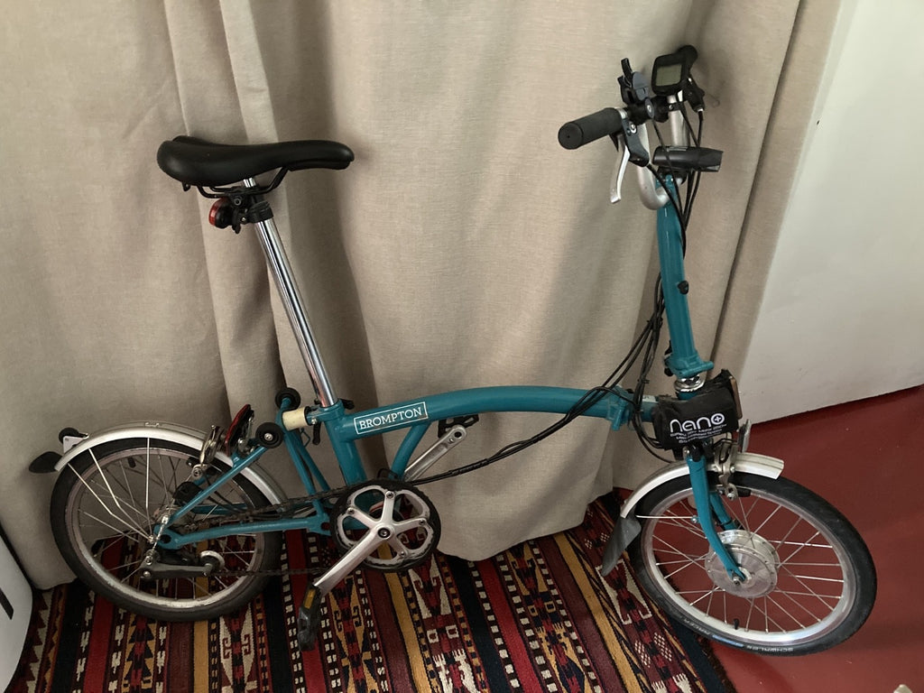 Brompton B75 16" Folding Bike with e-conversion kit from Nano