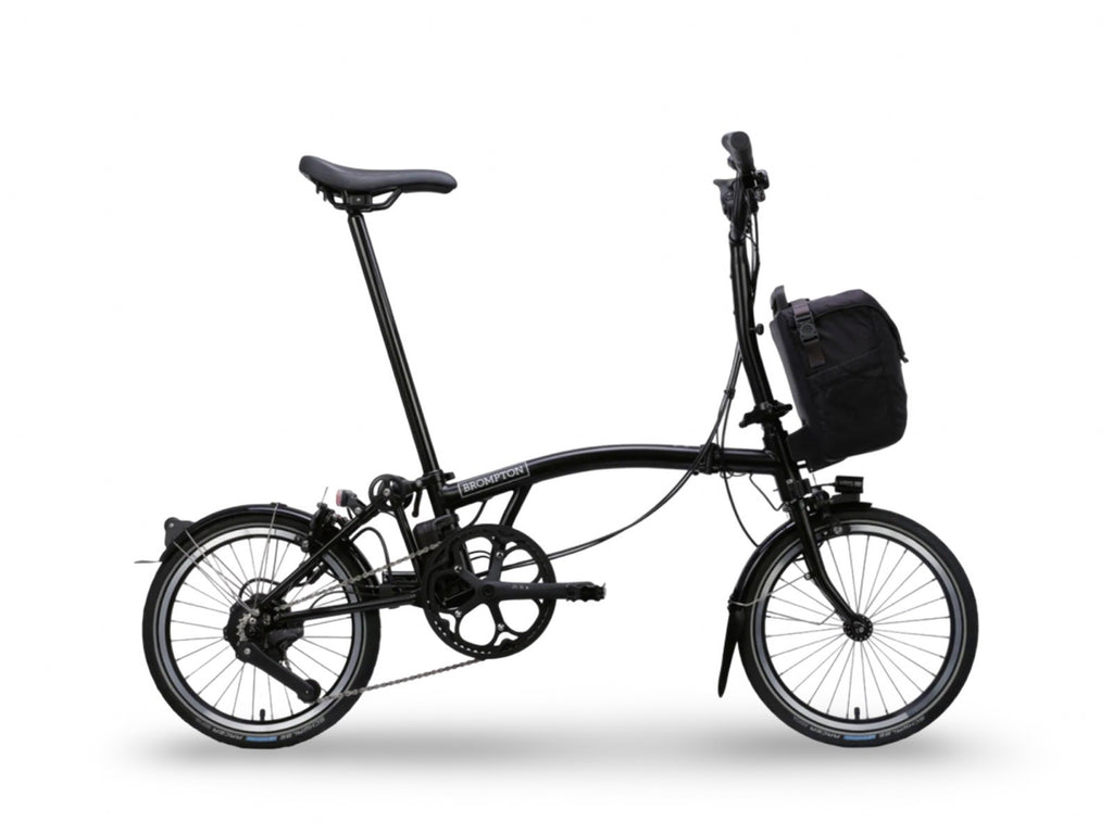 2026 Brompton Electric C Line 4 Speed Mid Handlebar Matt Black Folding Bike NEW
