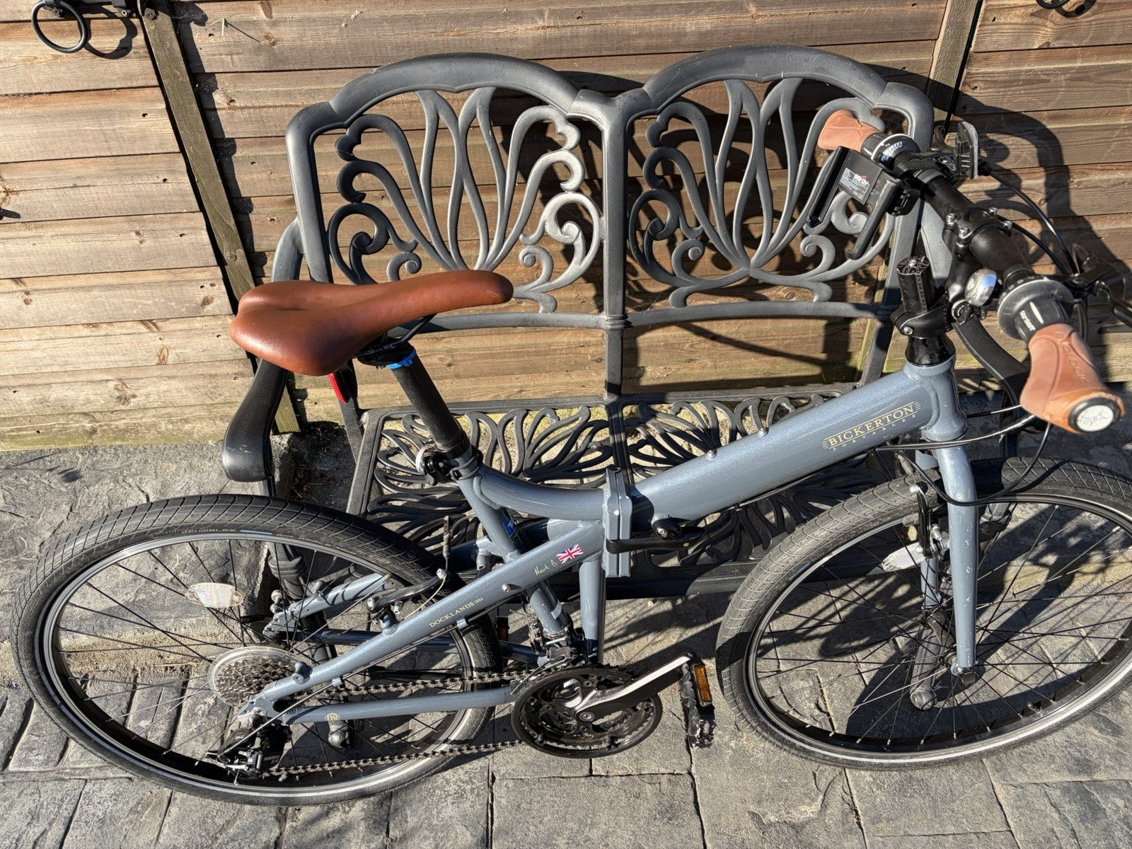 Bickerton Docklands Mark 6 Grey Folding Bike 28in M, Derailleur, Caliper