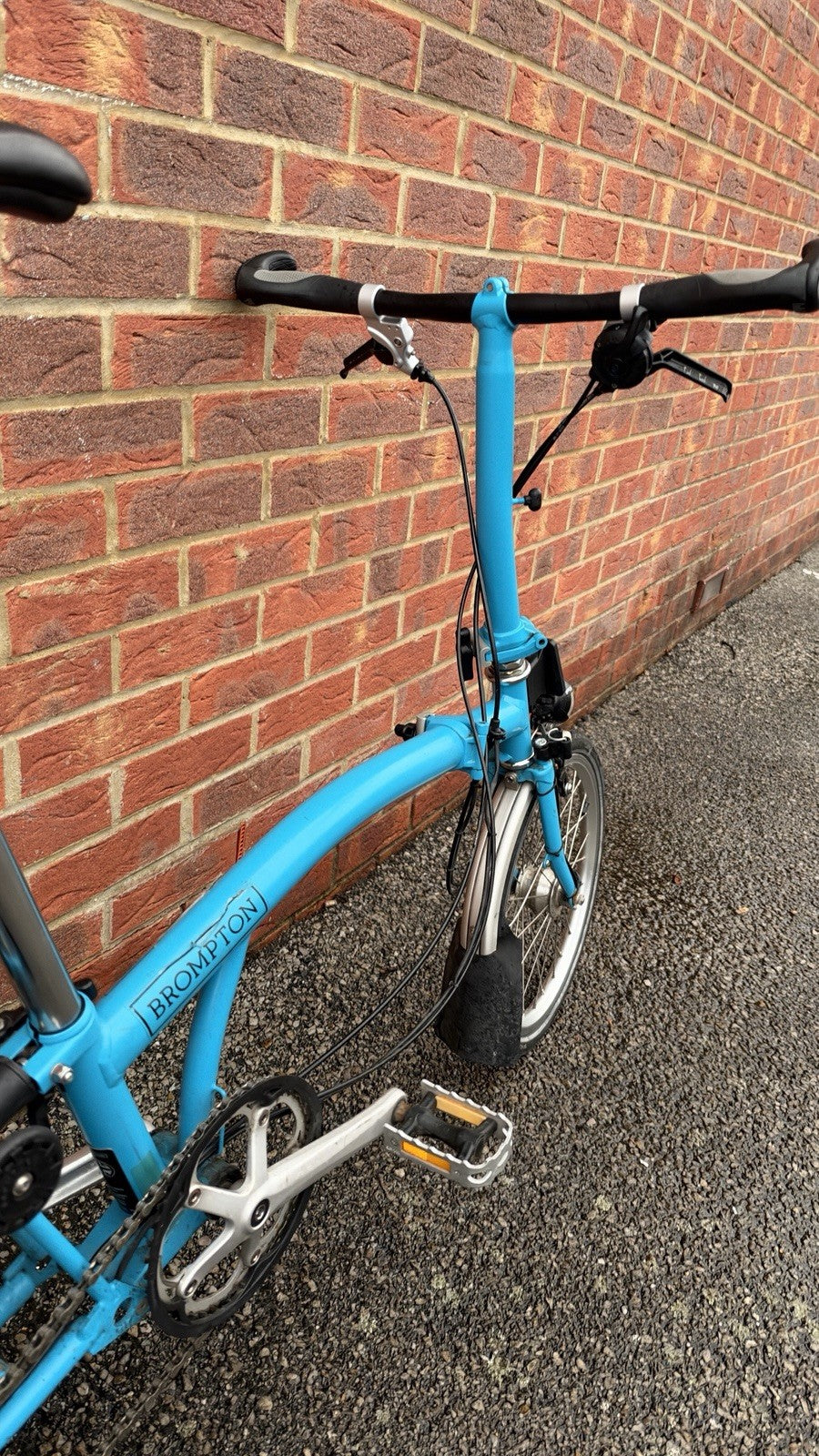 2016 brompton S3R 3 speed blue folding bike