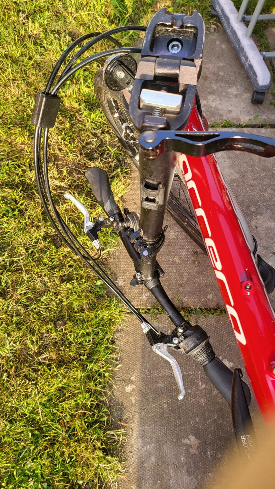 Red Career Foldable Lightweight Bicycle Bike
