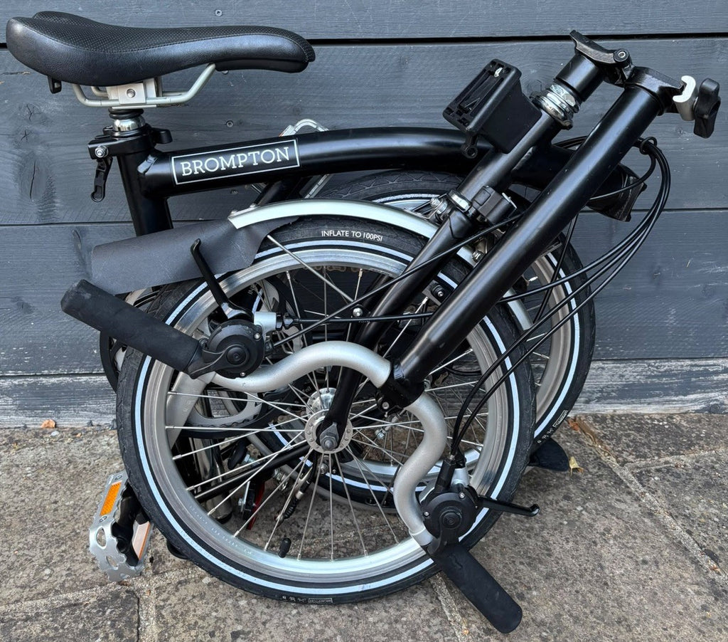 2017 Brompton H6L (Higher) C Line Folding Bicycle 6 Speed - Hardly Used