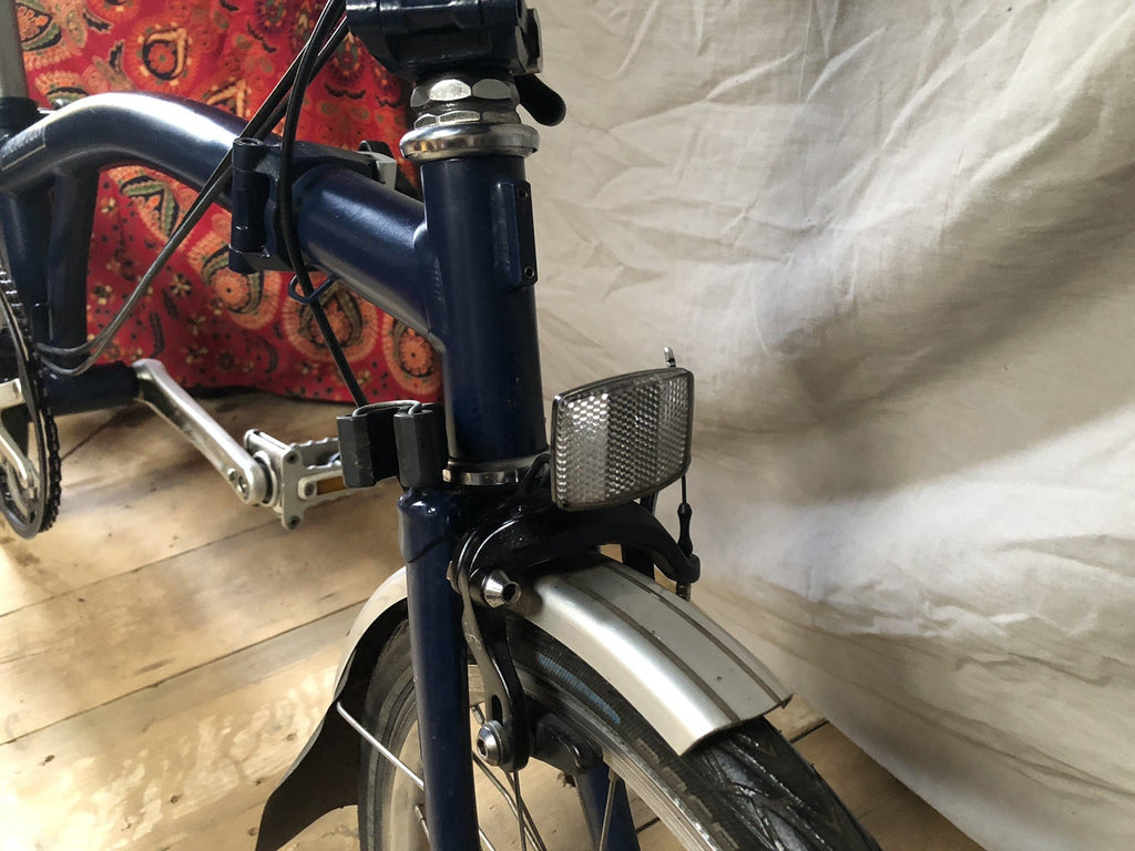 Brompton M3L 3 Speed Folding Bike C-line Equivalent Tempest Blue