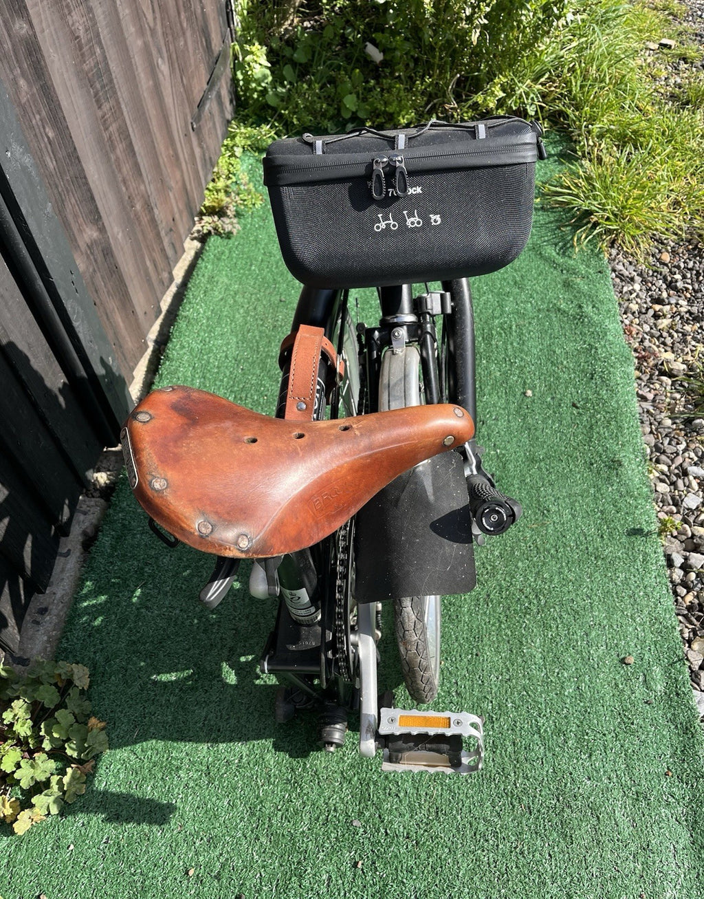 Brompton S3L Folding Bike 3-Speed, Black Including Extras.