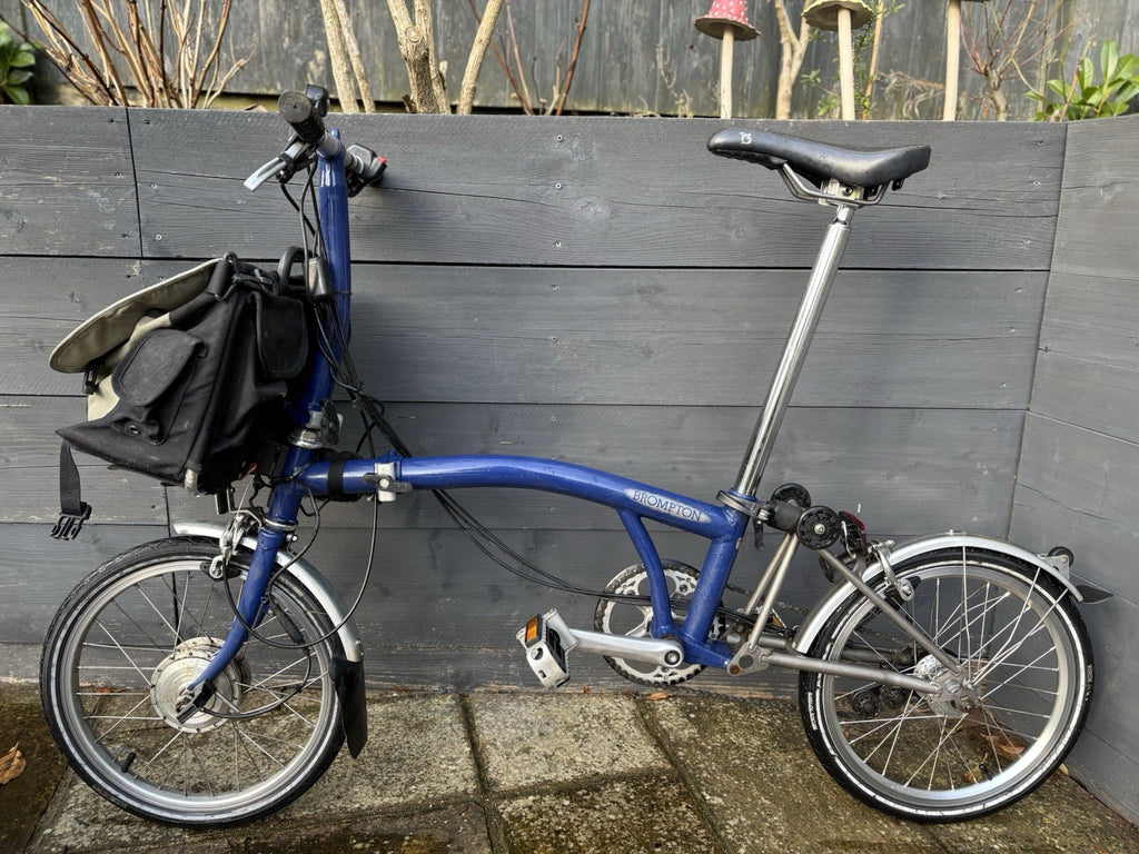 Brompton S6L-X Titanium Nano Electric Assist Folding bike C Line Urban - Used