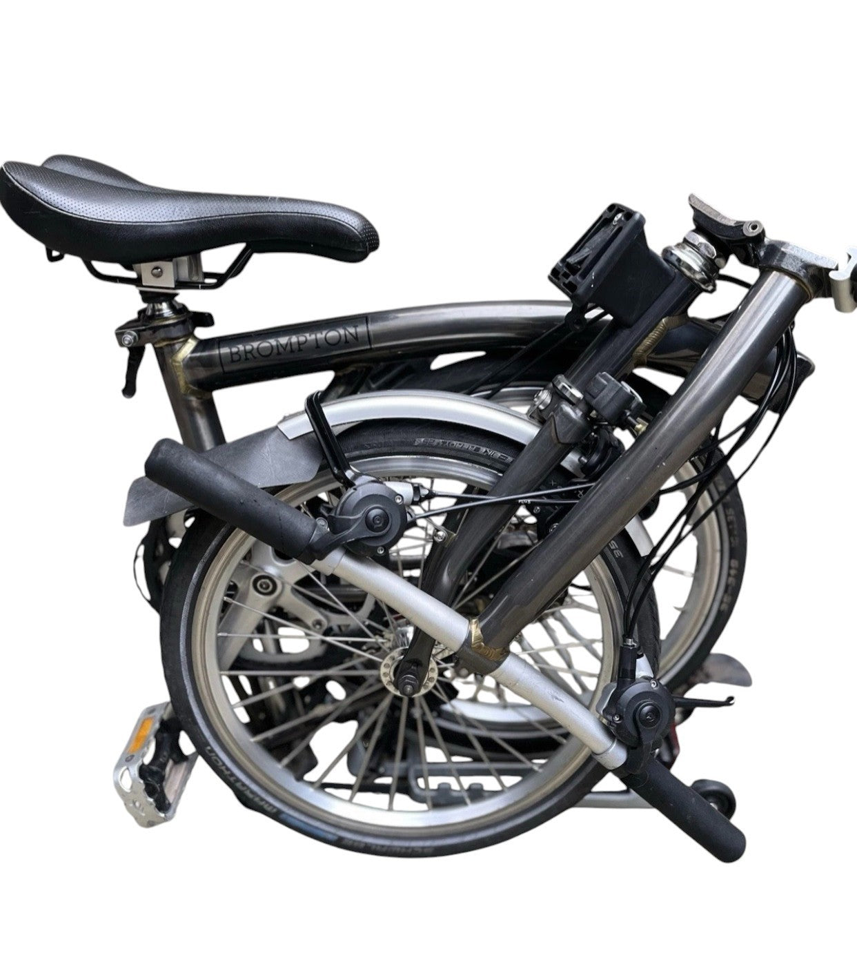 Brompton C Line S6R (6 Speed) folding bicycle - Raw Lacquer