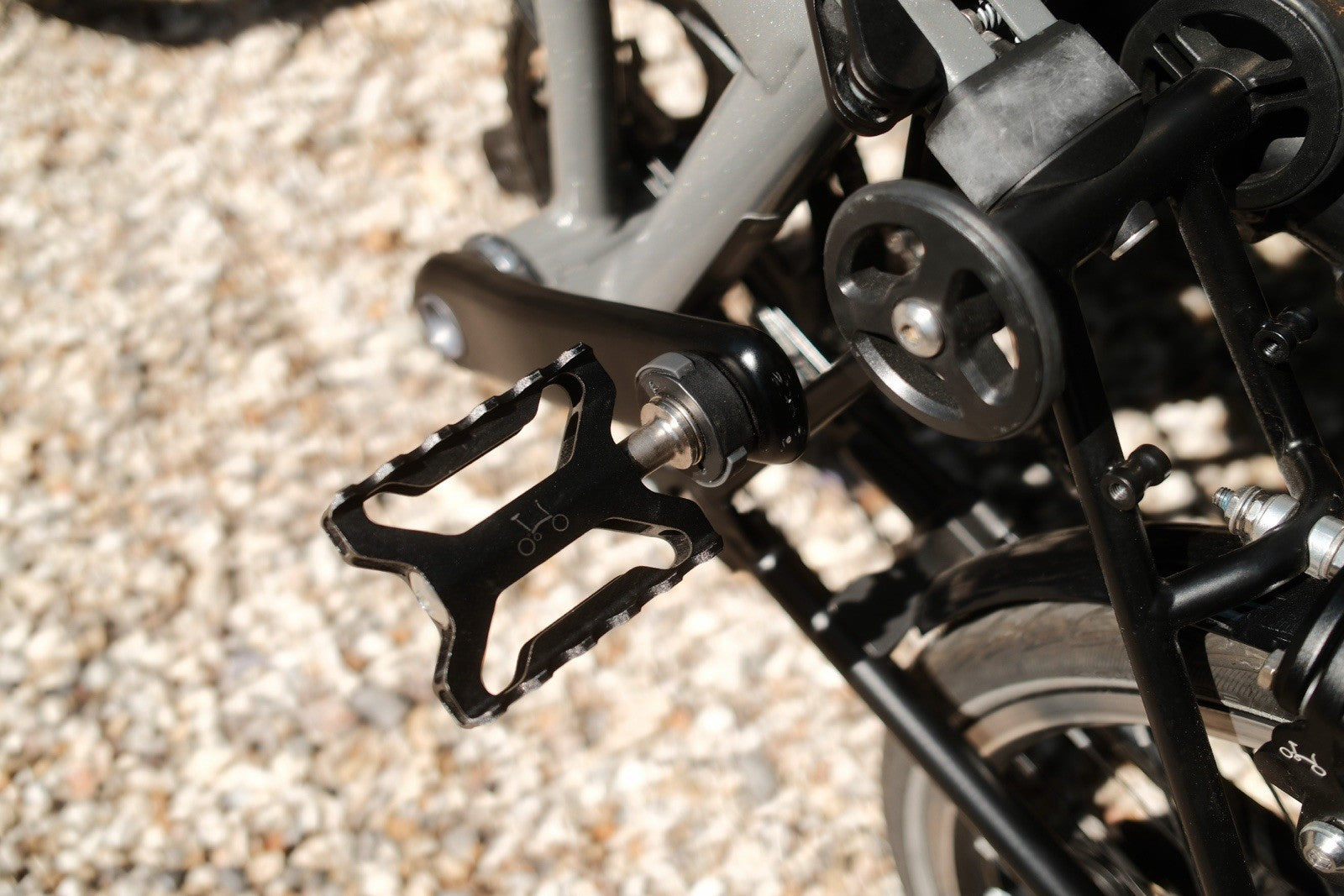 Brompton P Line 4 Speed Storm Grey Low (Upgraded - Chris King Etc)