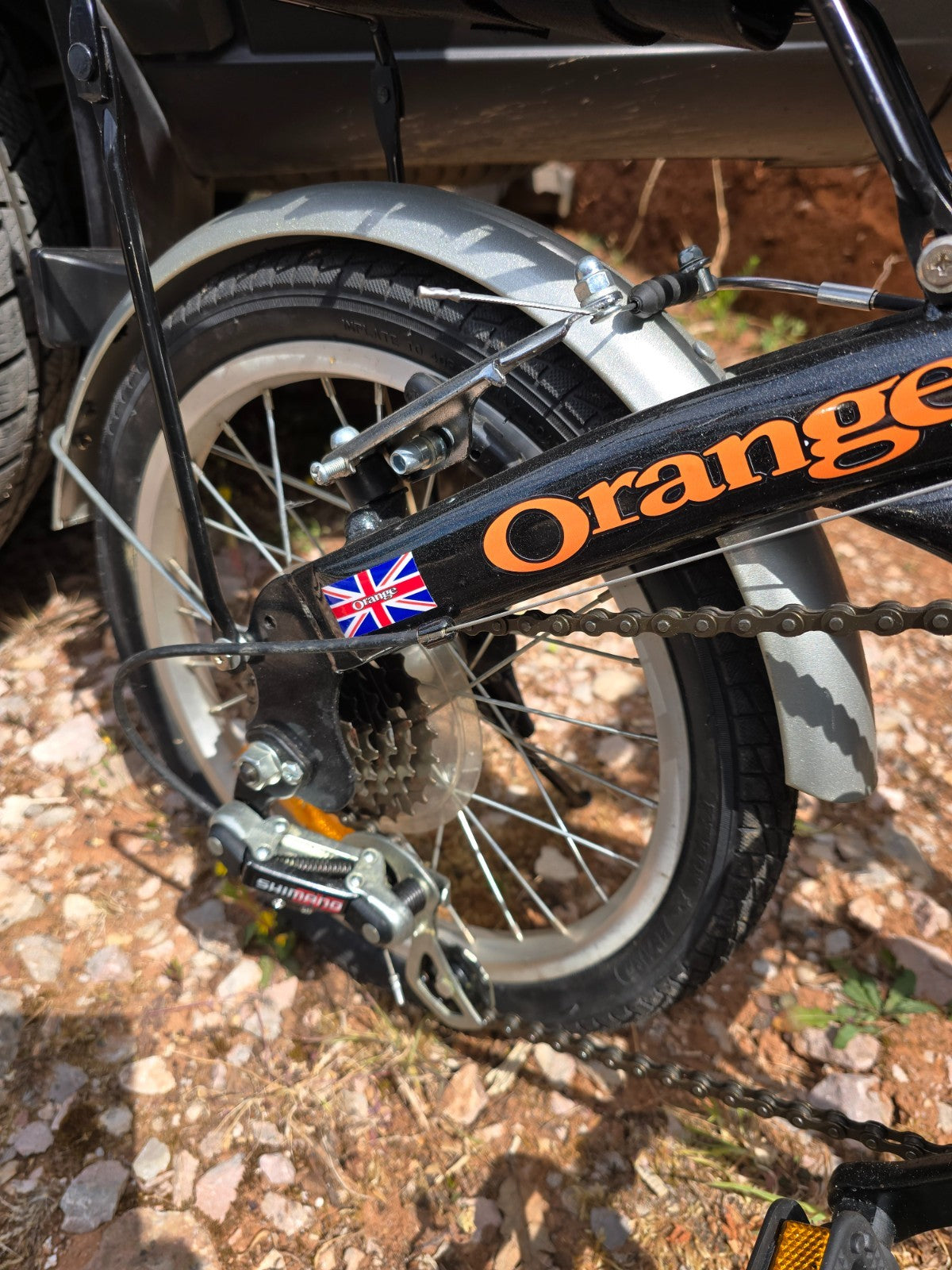folding bicycles pair 6 speed shimano gears