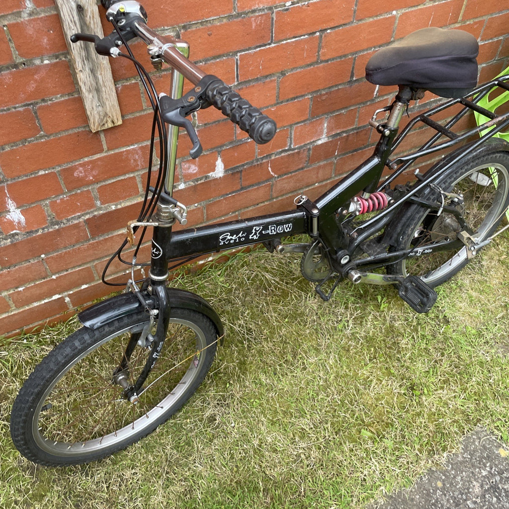 avelo x row folding bike 24-inch wheels
