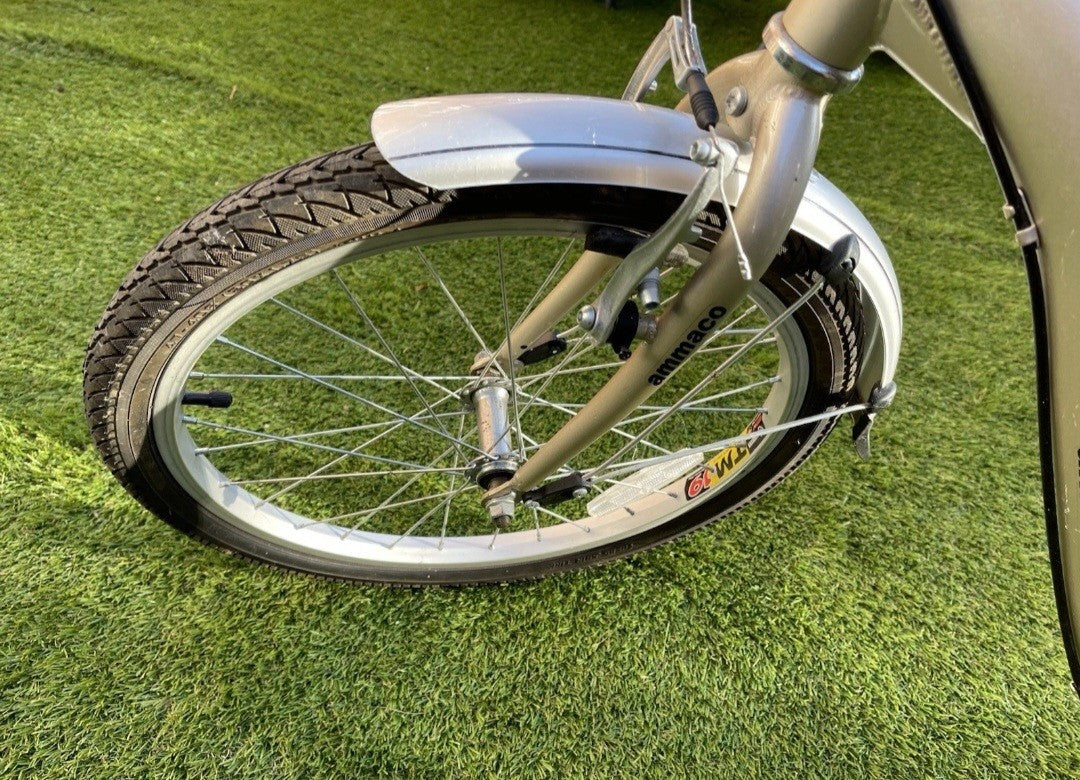 Ammaco Unisex City Folding Bike 20 Inch 6 Speed Bicycle Beautiful Color
