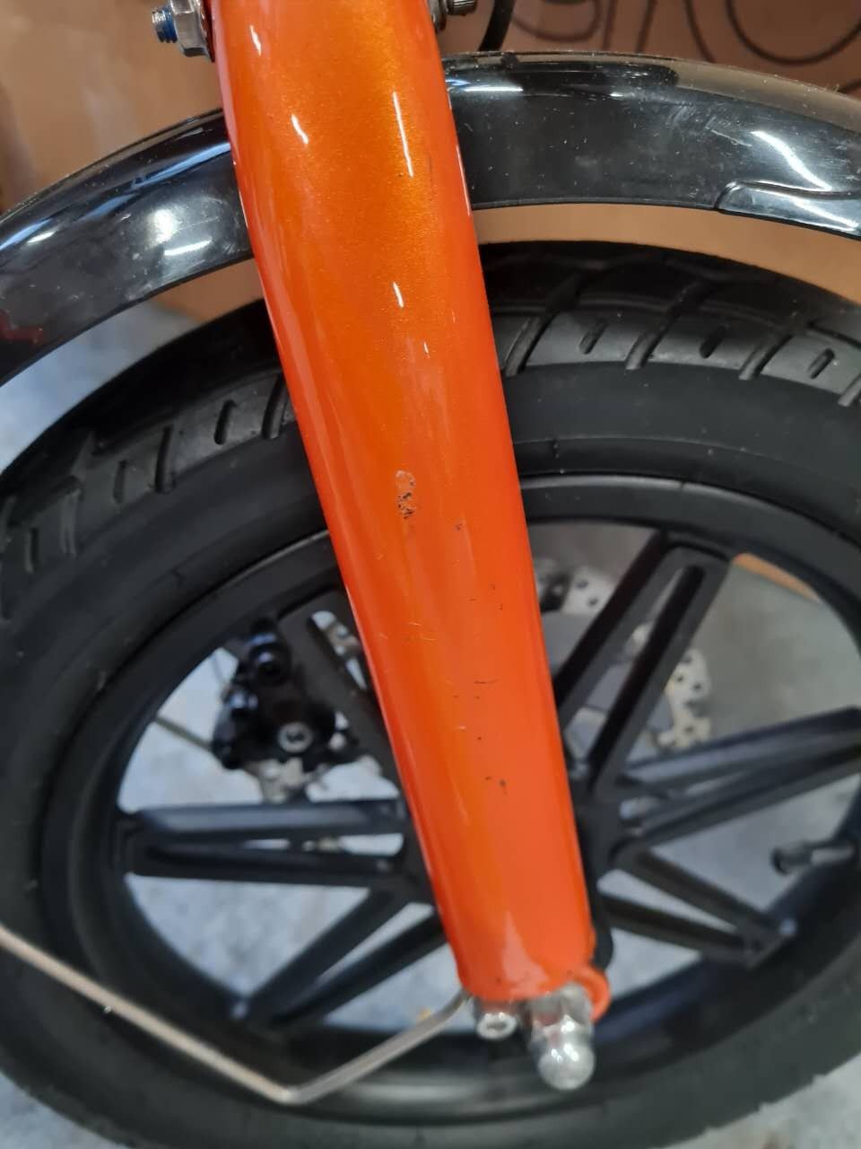 14" All-Terrain Folding bike, 36V 7.8Ah Battery, 25KM/h, Full Disc-U14R Orange