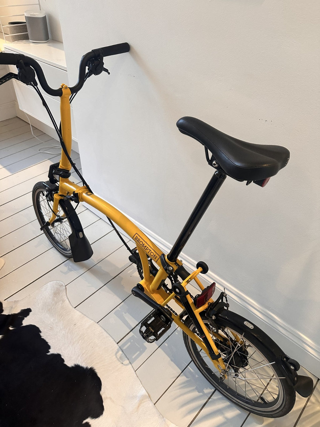 Brompton Folding Bike – 6-Speed Yellow - Excellent Condition
