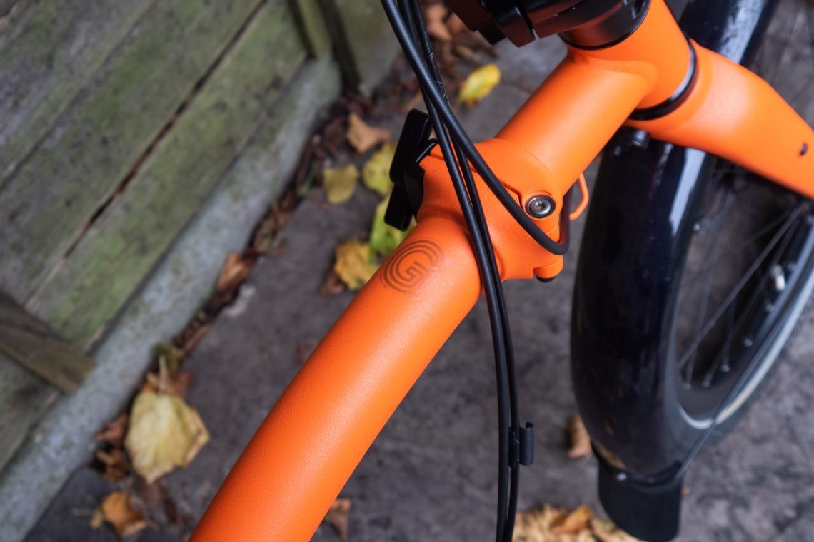 Brompton G-Line Adventure Orange w Mudguards and Rack, 8 Speed, 2025 EXC COND